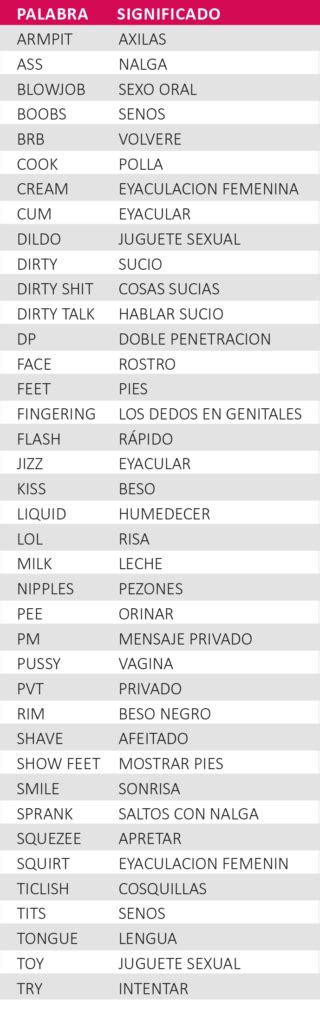 Elegir nombre para modelo webcam